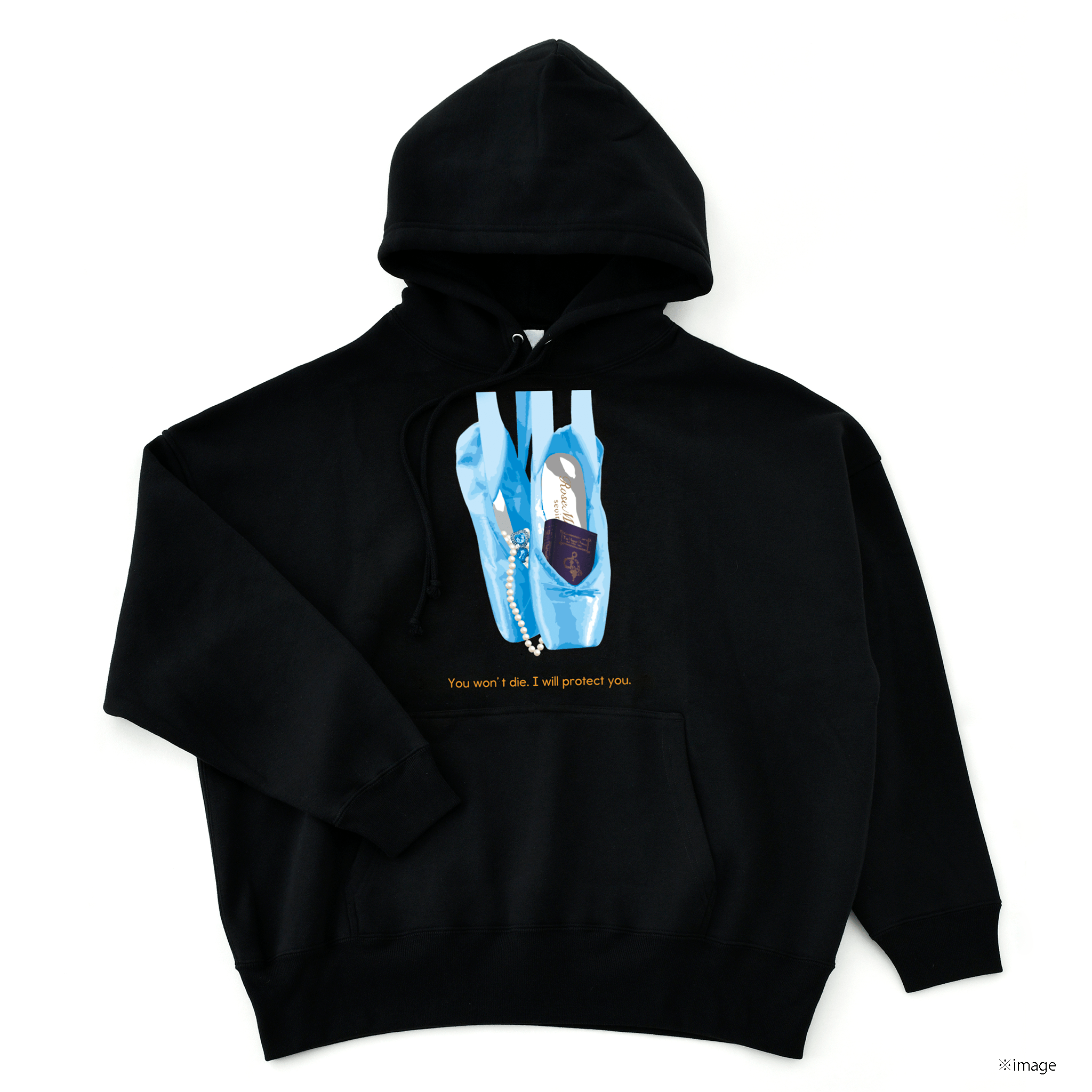 Misbhv flaming rose online hoodie